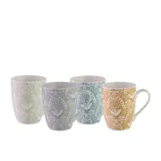 Coupe Mug, Set of 4 (Lace) - 355mL
