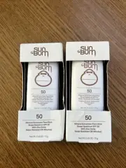 2 Pack SUN BUM SPF 50 MINERAL FACE STICK SUNSCREEN WATER RESISTANT EXP 2026