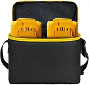 Battery Bag - Large Capacity Battery Guard Bag - Protective Organizer, Waterproof for Backpack Suitcase Home