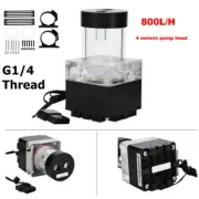 G1/4 Reservoir Pump Combo 4Pin Connector 800L/H 8W For PC Water Cooling System