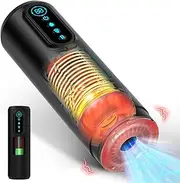 Automatic Male Masturbator, Automatic Masturbators Cup with 9 Sucking & 9 Vibrating, Hands Free Pocket Pussy Sex Machine, Penis Pump Pocket Pussy Male Stroker Vibrator for Adult Men