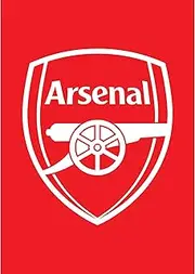 Be The Star Posters Arsenal FC Monotone Crest A4 Framed