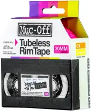 Muc-Off Tubeless Rim Tape 10m Length Roll 30mm Width Adhesive Semi Transparent