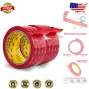 Versatile Double-Sided Tape 2" x 15.4ft - Waterproof & Removable Foam Adhesive