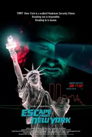 Escape from New York Kurt Russell Movie Poster Print 17 X 12 Reproduction