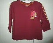 Baby Boys or Unisex State Of Origin QLD Maroons Long Sleeve Tee Size 1