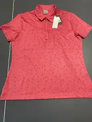 NWT WOMEN'S DUNNING GOLF POLO, SIZE: S, COLOR: ROSETTA (K7.18)
