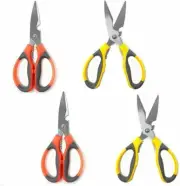 4 Pack Premium Quality Kitchen Scissors Sharp Stainless Multipurpose Shears