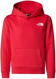 [THE NORTH FACE] Kids Simple Dome Hooded Sweatshirt, Hibiscus, 14/16 Years