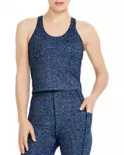 NIC+ZOE L64916 Womens Blue FlexFit Mosaic Built-In Bra Tank Size XXL