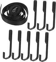 TOBBOMEY 1 Set Tree Stand Strap Hanger with Hooks Durable Outdoor Gear for Hunting and Climbing Strap for Secure Connections Versatile Tree Hook Accessories for Bows Backpacks and More