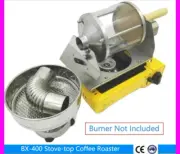Coffee Roaster, Roasting Machine, Transparent DRUM* bean Roaster + Chaff collect