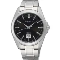 在飛比找momo購物網優惠-【SEIKO】爵士品味石英錶-黑面(6N76-00A0D)