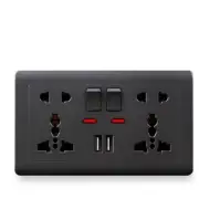 USB charging socket, 2.1A Dual USB Port, AC 110-250V, Multi-functional USB power