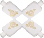 Healvian 4Pcs Empty Holy Water Bottles Catholic Christian Containers for Weddings Parties Blessings Lightweight Leakproof Design for Daily Use and Praying