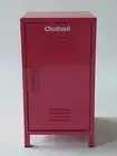 Chobani Mini Metal Shelf Locker Storage Organizer Cabinet Bedroom Hot Pink