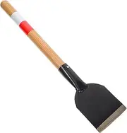 Mobestech Railway Shovel Garden Cleaning Shovel Manual Snow Pusher Yard Tools Garden Spade Snow Driveway Scraper Spade Tool for Digging Driveway Scraper Floor Scrapper Manganese Steel