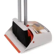 Broom with Dustpan Combo Set,Dust Pan with Long Handle for Kitchen Room Offic...