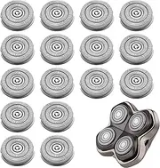 16 shaver replacement heads, compatible with Skull shaver Pitbull Gold PRO shaver replacement blades 4 heads