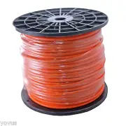 ORANGE 500ft foot 20ga gauge preamp shielded audio signal raw wire STEREO cable