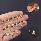 Earring Piercing Earrings Cartilage Women Helix Ear Stud Ear Pin Moonstone