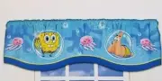 Nickelodeon SpongeBob Squarepants SB Briny Bob Window Valance 50" x 17" NIP