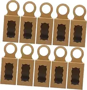 TOKIDNY Romantic Wine Bottle Decor Box Box Window Storage for Wine Bottles 25pcs