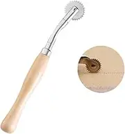 NUOBESTY Tailor Sewing Tool Toothed Cloth Wheel Scanning Line Wheel Round Delimit Scribe DIY Craft Tool