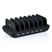 mbeat MB-CHGR-7U Gorilla Power 7 Port 60W USB & USB C Charging Station with Phone & Tablet Holders [MB-CHGR-7U]