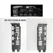 I/O IO shield for ASUS ROG-STRIX-RTX2080-8G-GAMING Video Card Backplate Panel