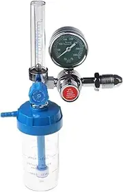 Pressure Gauge Oxygen Pressure Regulator Inhaler G5/8 Female Thread Pressure Reducer Gauge Meter Flow Gauge Gas Regulator Gauge Meter Valve