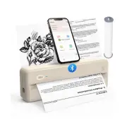 HPRT Portable Printers Wireless for Travel - MT810 Bluetooth Thermal Inkless ...