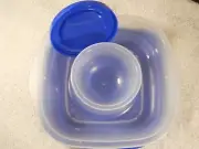 Food Dip Container storage Chips, Vegetables, Salsa Little Dipper Two Bowl set