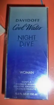Cool Water Shower Gel by Davidoff 5.0 oz / 150 ml - NEW SEALED!