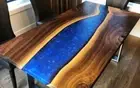 Epoxy Center Table – Custom Handcrafted Resin and Wood Coffee Table for Modern