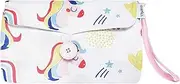 FlyIdeas Nappy Bag for On the Go Changing Organiser for 3 Nappies and Wet Wipes, Small Changing Bag with Wet Wipe Opening, Nappy Case Wetbag with Plenty of Space, Made in the EU