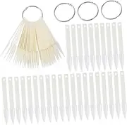 SHERCHPRY 160Pcs Nail Practice Tips Display Board Nail Color Plates for Nail Art for Salon Use for Showcasing Nail Designs and Polish Colors