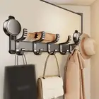 Suction Cup Wall Mount Coat Rack Rust-proof Hanging Key Holder Kitchen