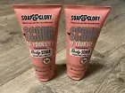 Lot of 2 Soap & Glory The Scrub of Your Life Smoothing Body Scrub Exfoliant NEW