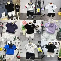在飛比找ETMall東森購物網優惠-韓版夏季polo衫短袖寶寶休閑童裝