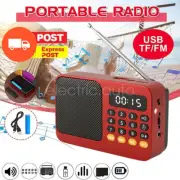 Portable Speaker Digital FM Radio Rechargeable TF U-disk Mini MP3 Music Player