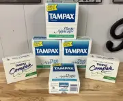 Tampax Super & Reg Absorbency Tampons 1992 90s Vintage New NOS Sealed Movie Prop