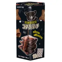 在飛比找蝦皮購物優惠-💫限量現貨🥳 LOTTE 小熊餅乾 黑巧克力口味
