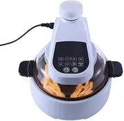 Countertop Toaster Oven, 9Qt Oil Free Air Fryer Oven Turbo Broilers Roaster Oven, Bake, Grill, Steam Broil, Roast, White, Glass Comfortable Anniversary