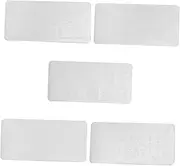 minkissy Easy to Use Nail Stamping Plates 5pcs Christmas Nail Art Stencil Set for Beginners and Experts