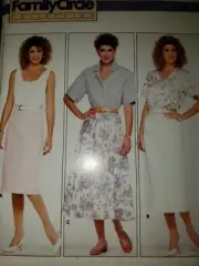 Pattern #4706 Butterick Womens Straight or A-Line Flared Skirt~SZ 6,8,10~UC