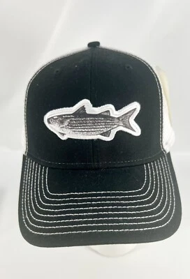 Ouray Fish Trout Hat Cap Snap Back Gray Patch Fish Adjustable