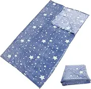 SHOWERORO Luminous Soft Throw Blanket Cozy Fluorescent Pattern Nap Blanket for Couch and Bed Lightweight for Adults Burnt Star Design