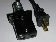 Unswitched Power Cord for Antique Sunbeam Toaster Model B only (3/4" 2pin)