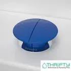 Caroma Round Dual Flush Care Toilet Cistern Button Sorrento Blue 416020SB